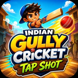 Indian Gully Cricket Tap Shot simgesi
